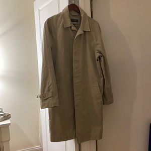 Banana republic oversized khaki tench coat